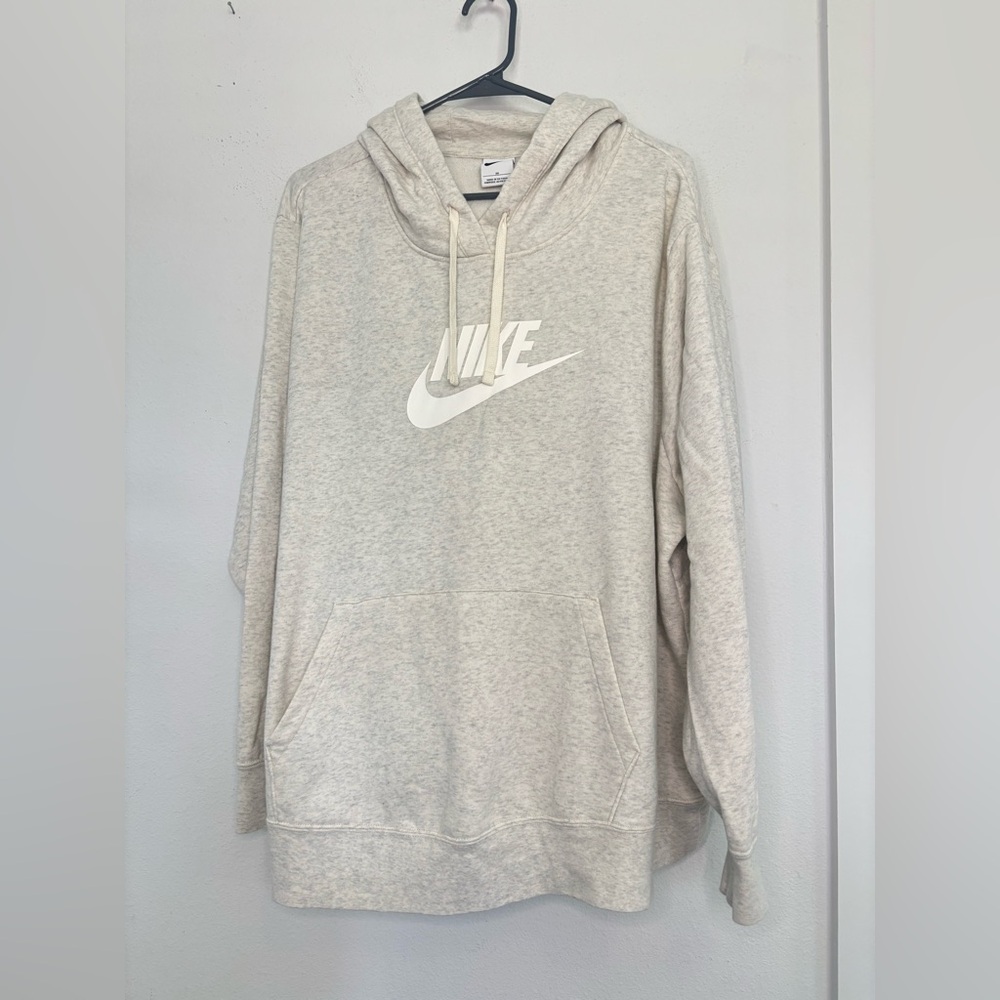 NIKE NWOT LIGHT GREY HOODIE SWEATSHIRT SZ 3X